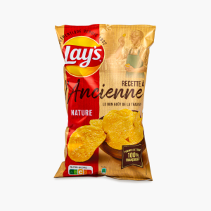 Lay's - Chips nature recette à l'ancienne (145g)