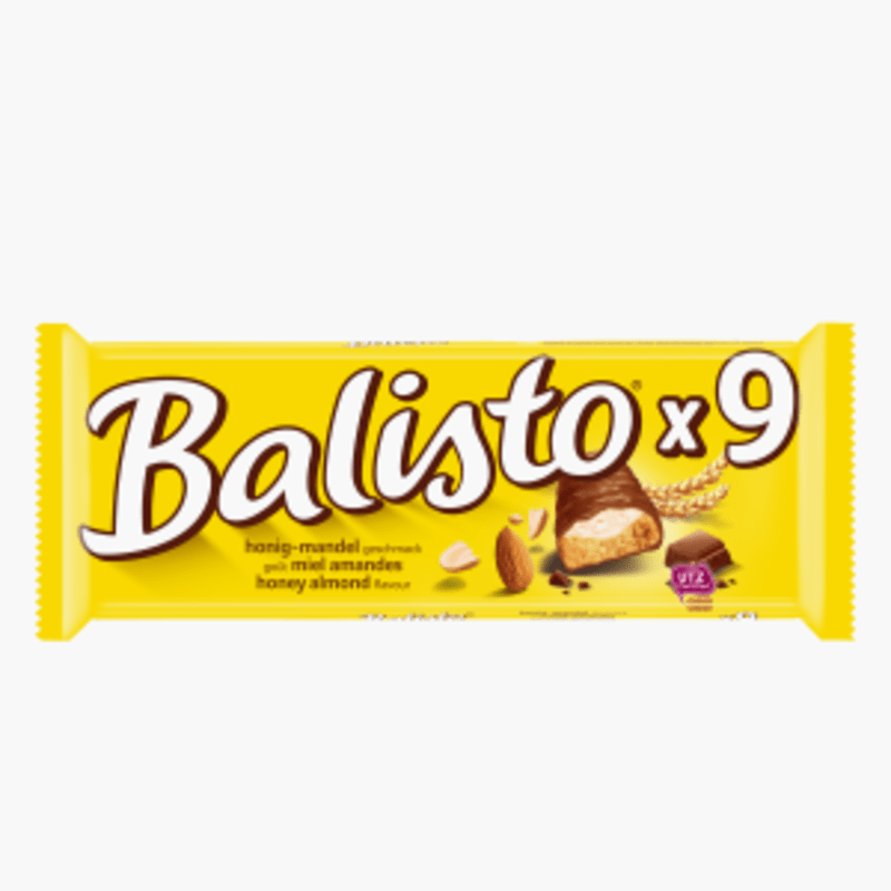 Balisto - Barres miel et amandes x9 (166g)