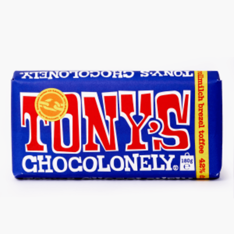 Tony's Chocolonely Vollmilch Brezel-Karamell 180g