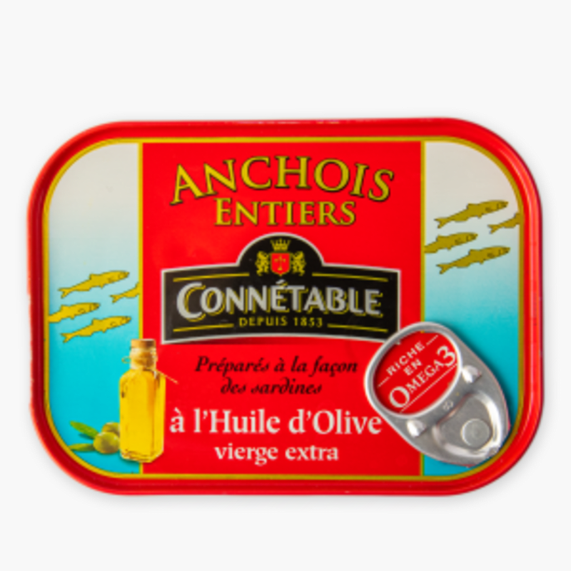 Connétable - Anchois entier à l'huile d'olive (100g)