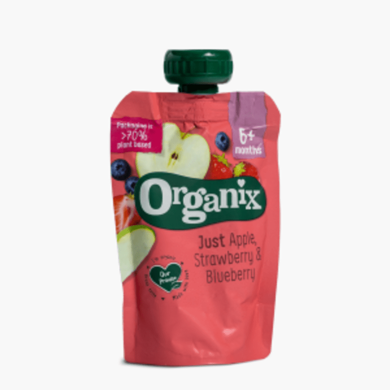 Organix 6+ Appel, Aardbei & Bosbes 100g