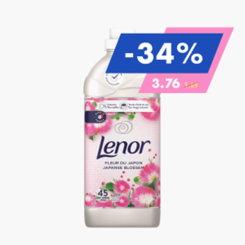 Lenor - Fleur du japon 0% de colorant (x45)