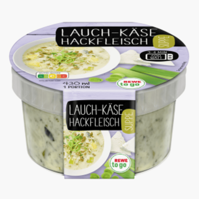 Rewe To Go Suppe Hack Lauch 430ml