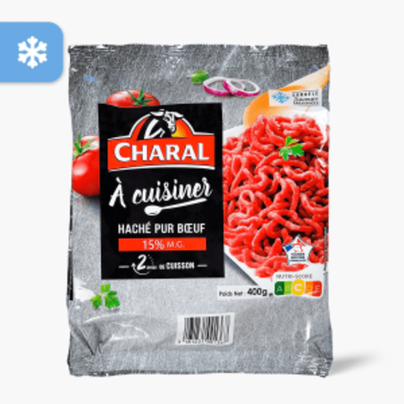 Charal - Viande hachée pur boeuf à cuisiner (400g)