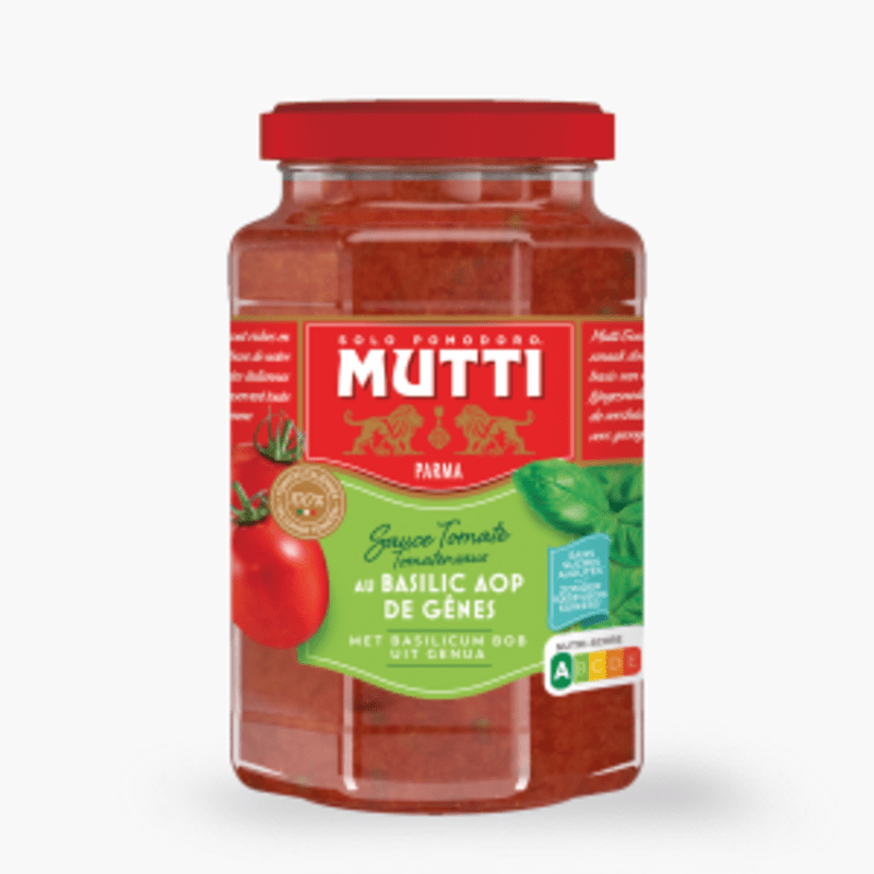 Mutti Pastasaus Basilicum 400g