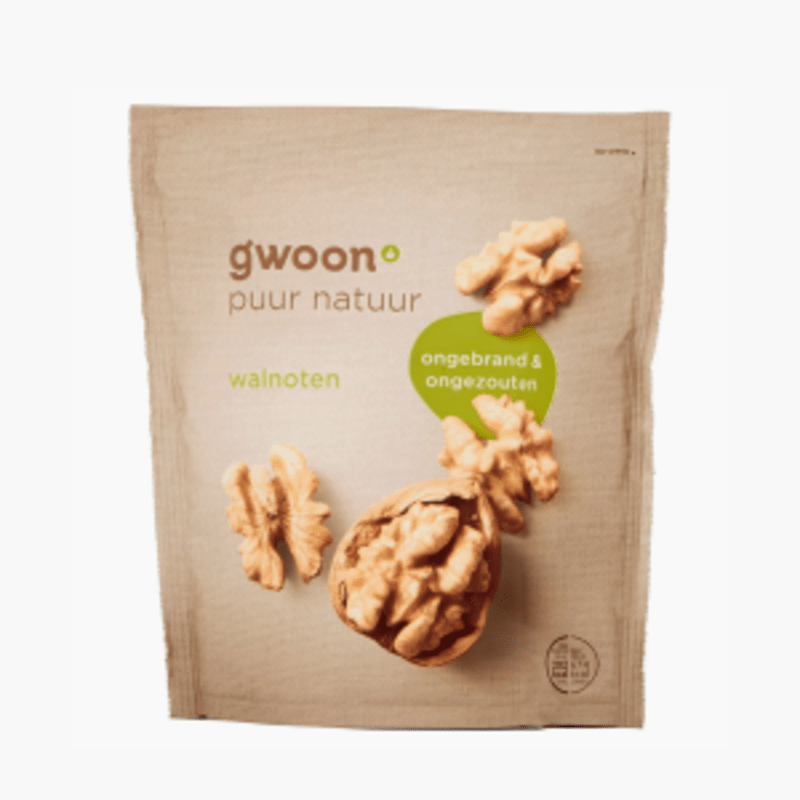 G'woon Walnoten Ongebrand Ongezouten200g