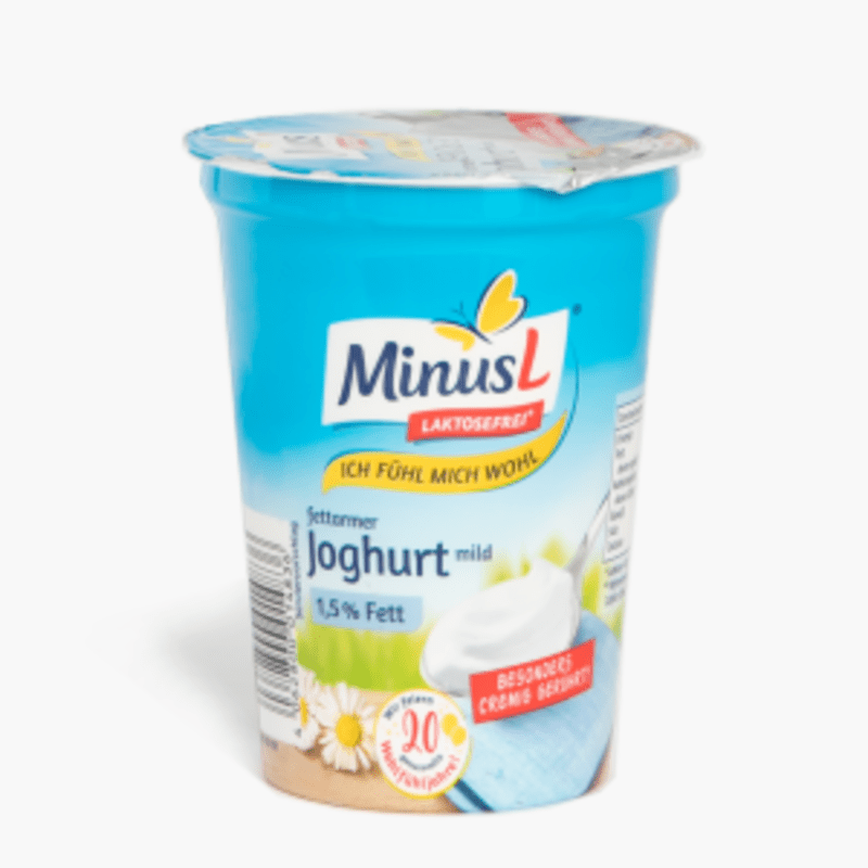 Minus-L Joghurt Natur 1,5% Fett. 400g