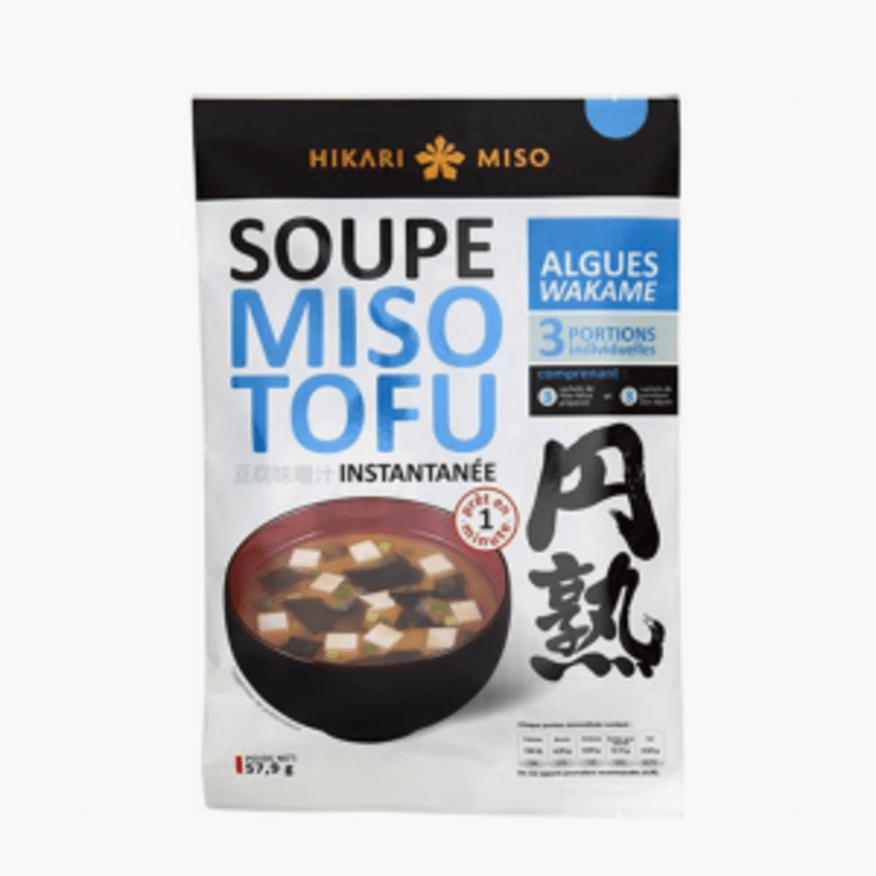 Hikari Miso - Soupe au Tofu & algues wakame x3 (57,9g)