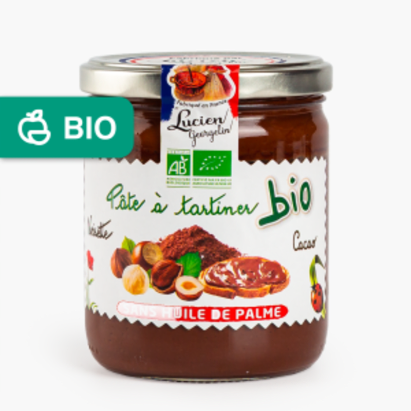 Lucien Georgelin - Pâte à tartiner aux noisette Bio (400g)