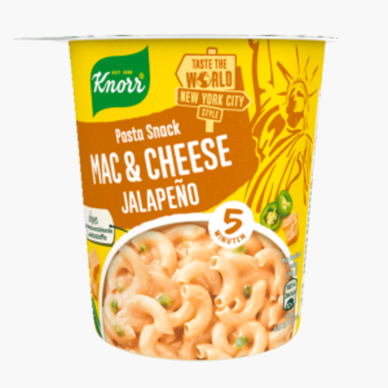 Knorr Pasta Snack Mac&Cheese Jalapeno 62g