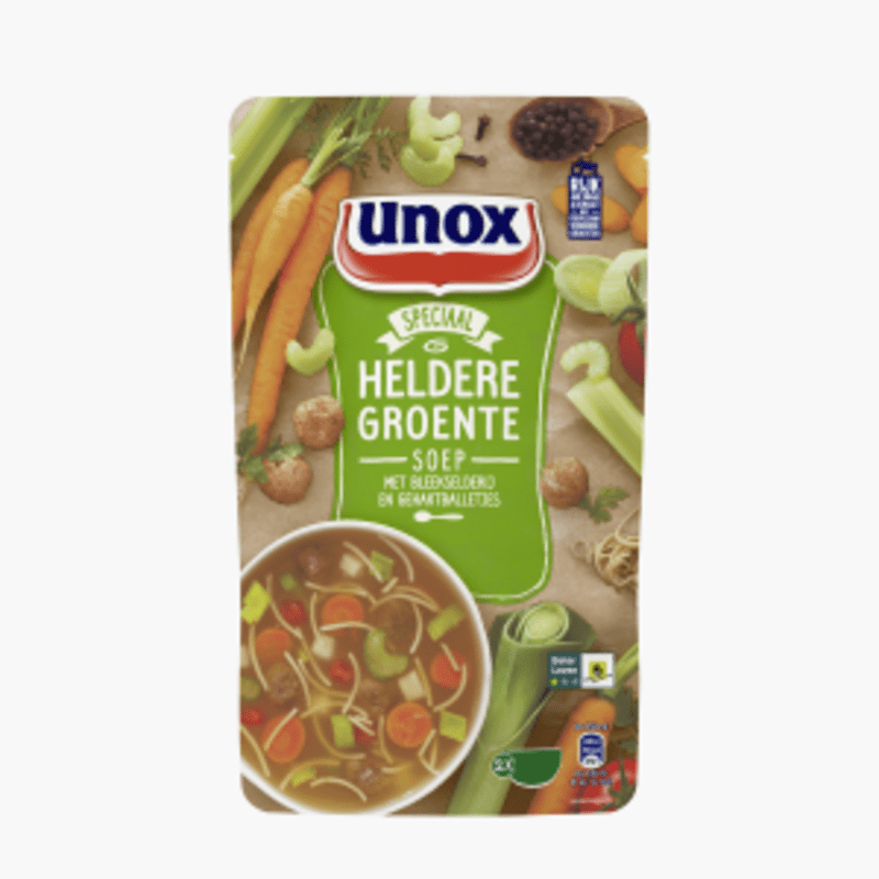 Unox Heldere Groente Soep 570ml