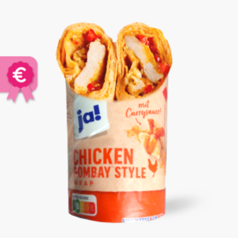 Ja! Wrap Chicken Bombay 190g