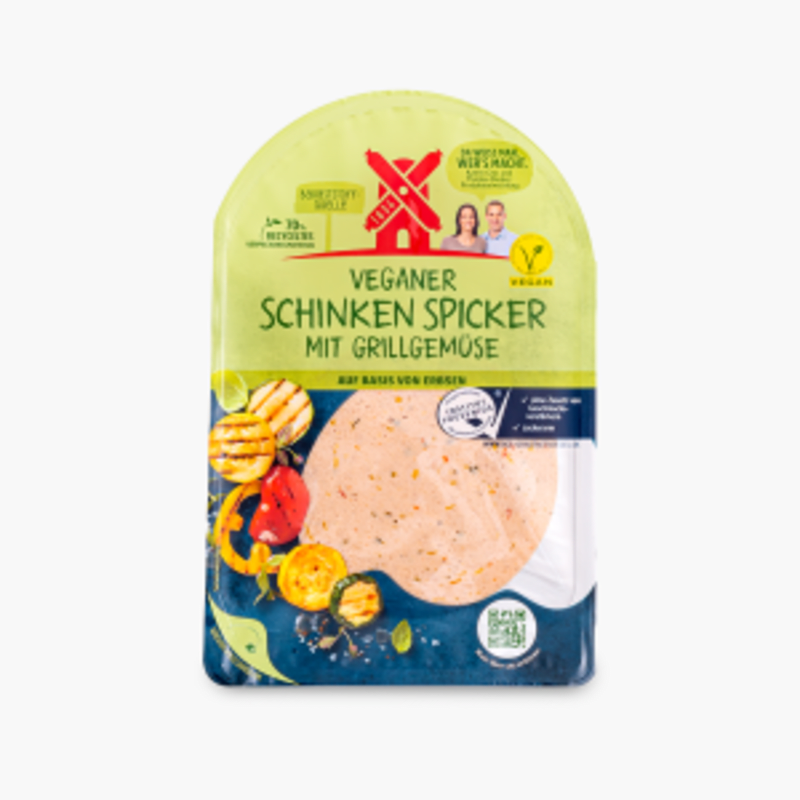 Rügenwalder Mühle Vegane Schinkenspicker mit Grillgemüse 80g