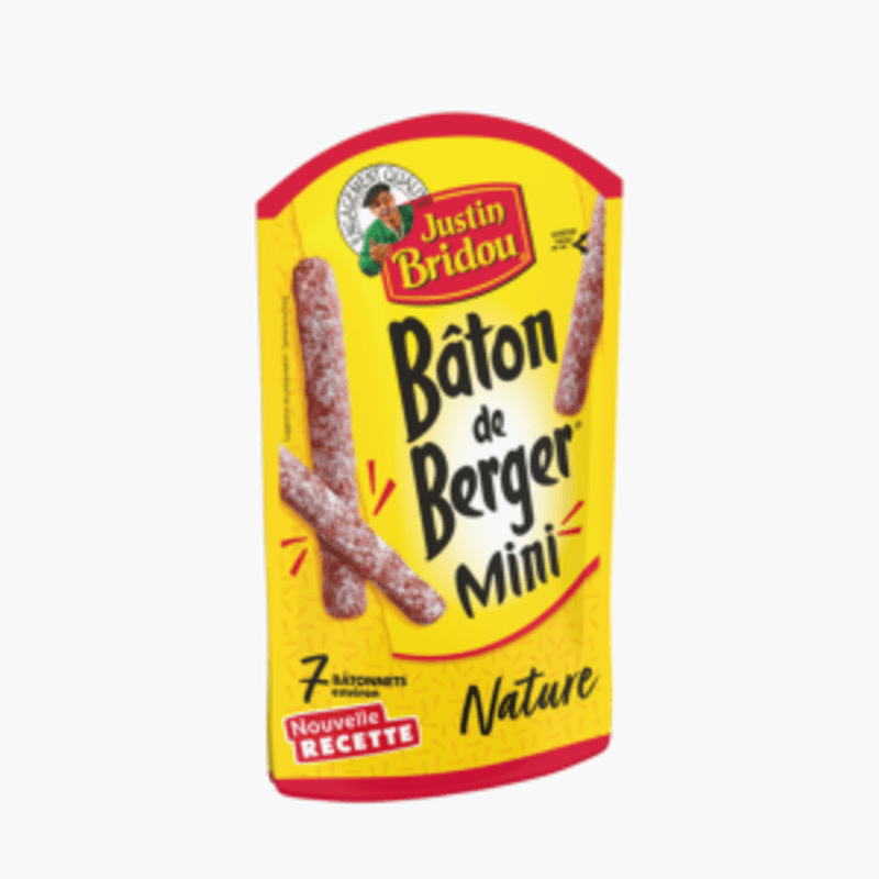 Mini bâton de berger nature - Justin Bridou (80g)