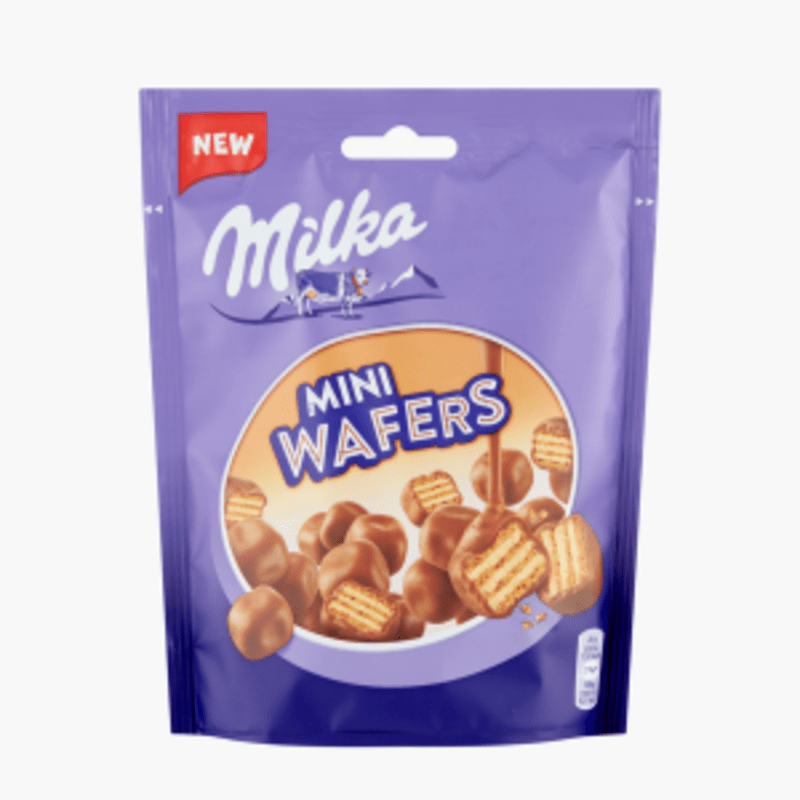 Milka Mini Wafers Chocolade Koekjes Bites 110g