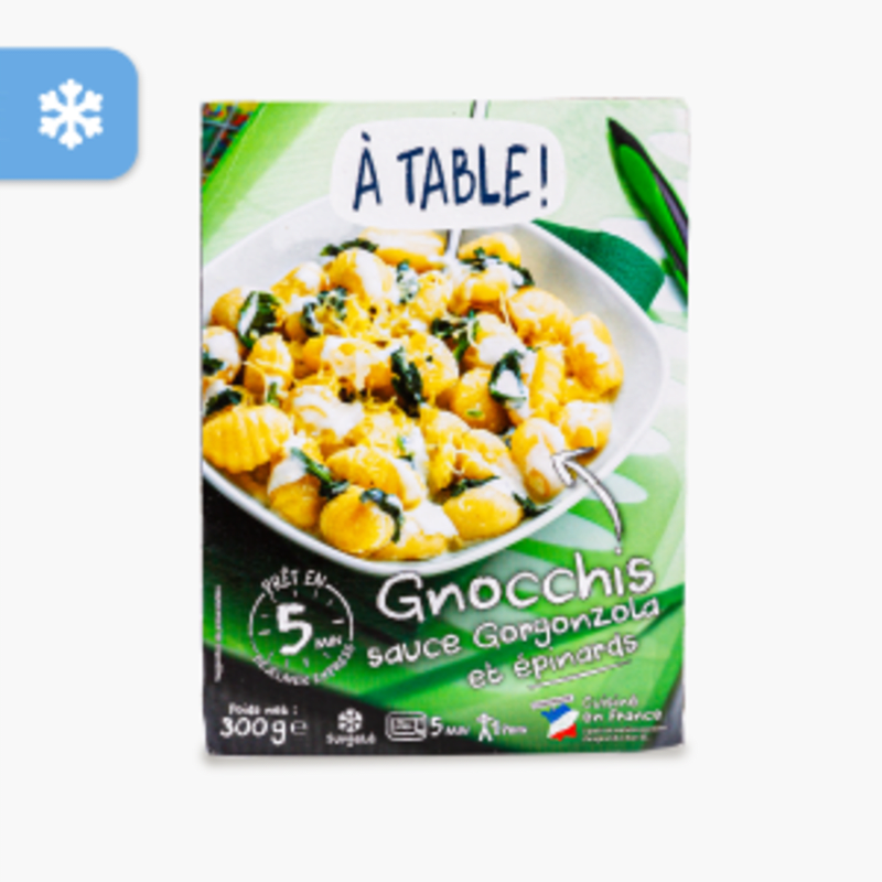 À table - Gnocchis sauce gorgonzola épinards (300g)