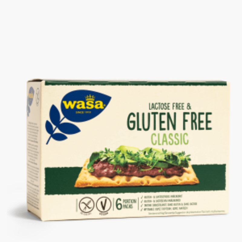 Wasa Knäckebröd Gluten- en Lactosevrij 240g