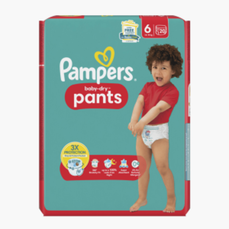 Pampers Baby Dry Pants mt6 20st.