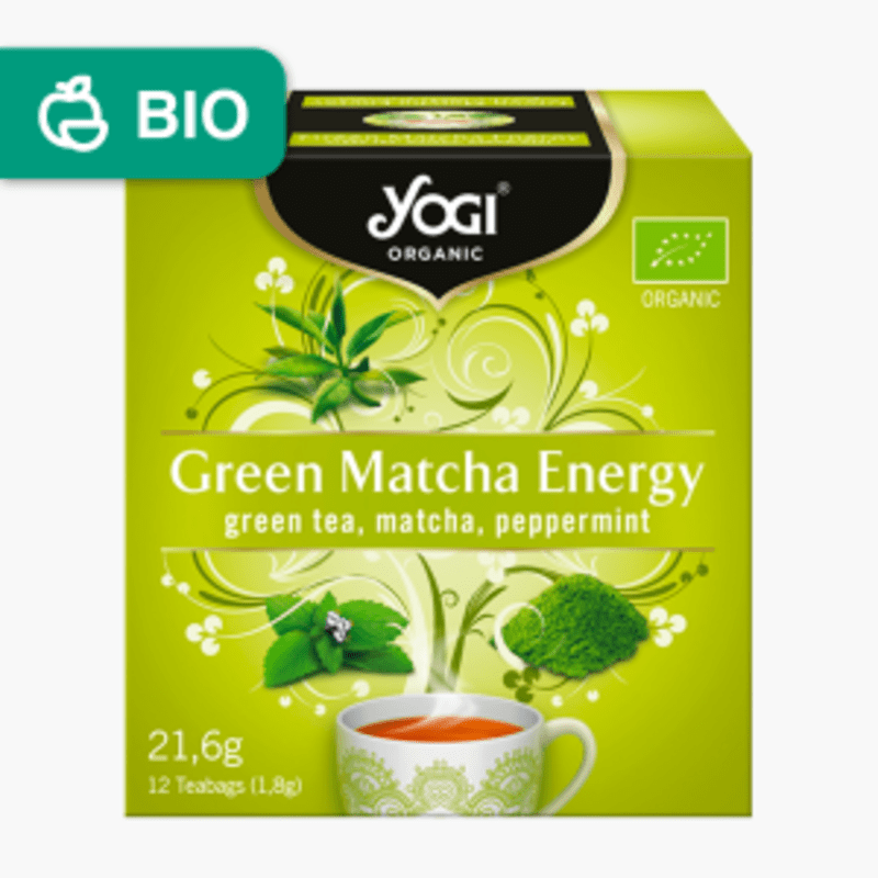 Yogi - Thé vert matcha Bio x12 (21,6g)