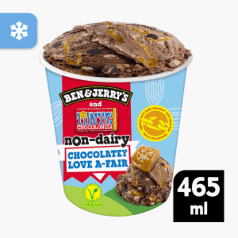 Ben & Jerry's x Tony's Chocolonely Vegan Chocolatey Love A-Fair 465ml