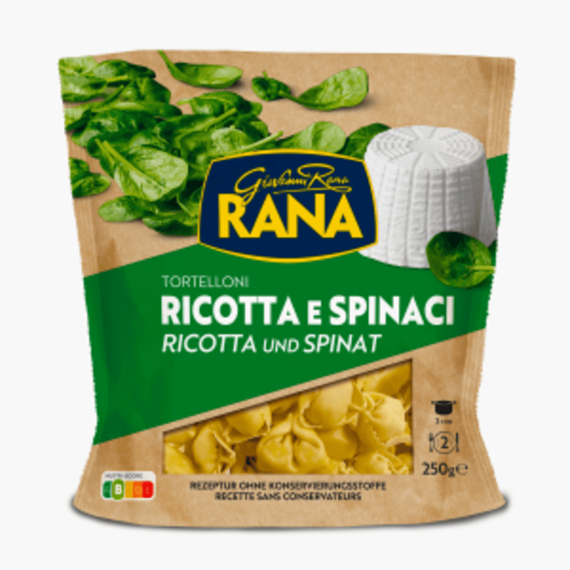 Rana Tortelloni Ricotta e Spinaci 250g