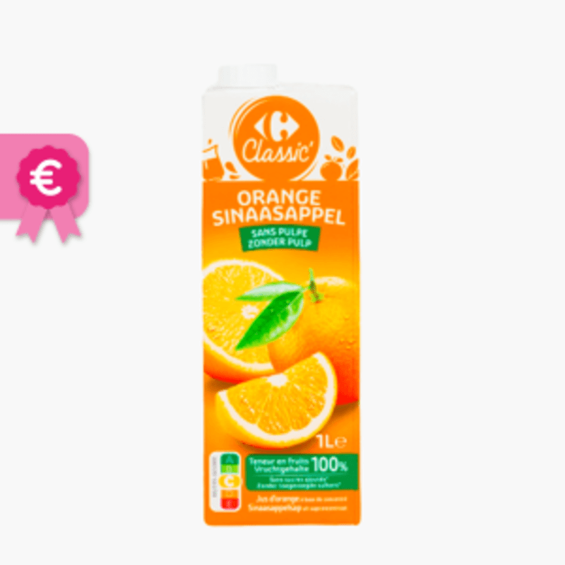 Carrefour - Jus orange à base de concentré (1l)