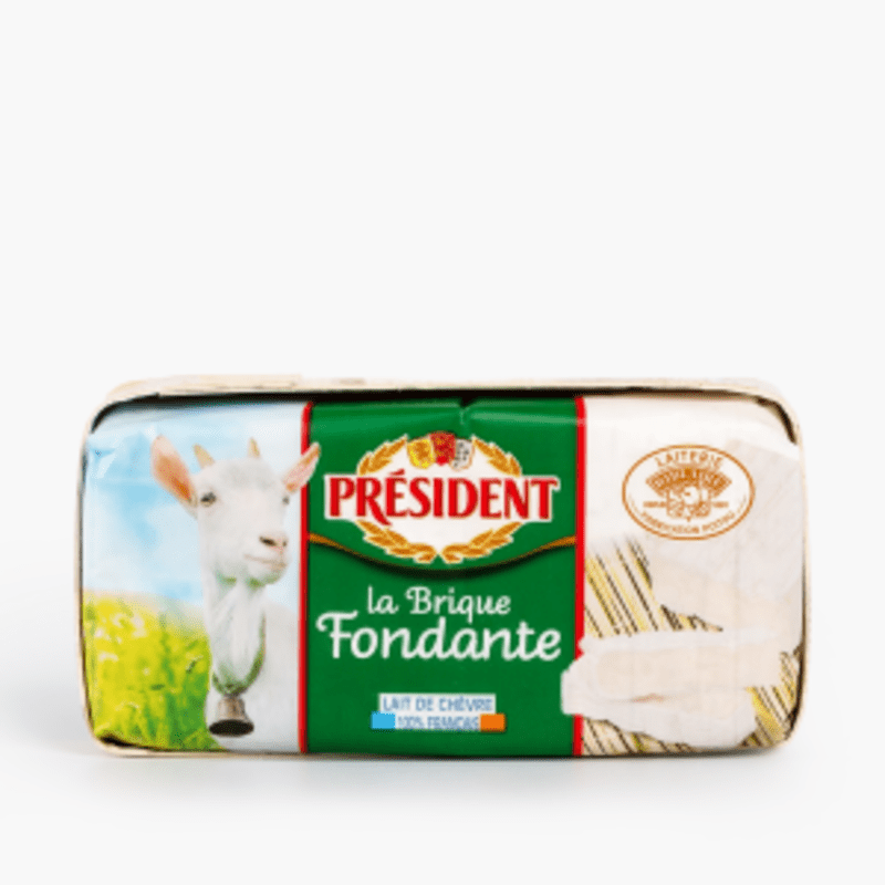 Président - Fromage de chèvre La Brique (150g)