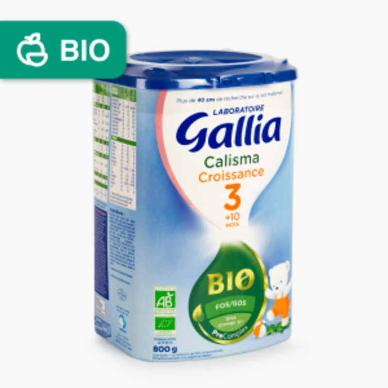 Gallia 3ème âge Bio - Lait infantile en poudre dès 10 mois (800g)