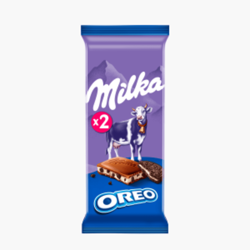 Milka - Chocolat au lait Oreo x2 (200g)