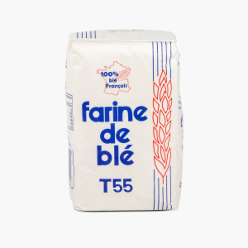 100% blé français - Farine de blé T55 (1kg)