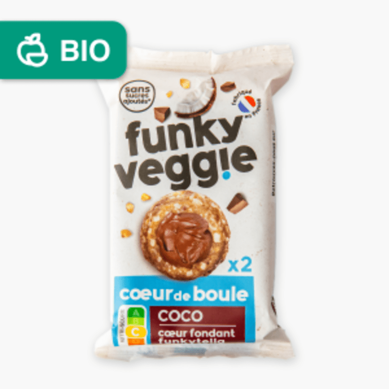 Funky Veggie - Cœur de boule Coco & Funkytella (36g)