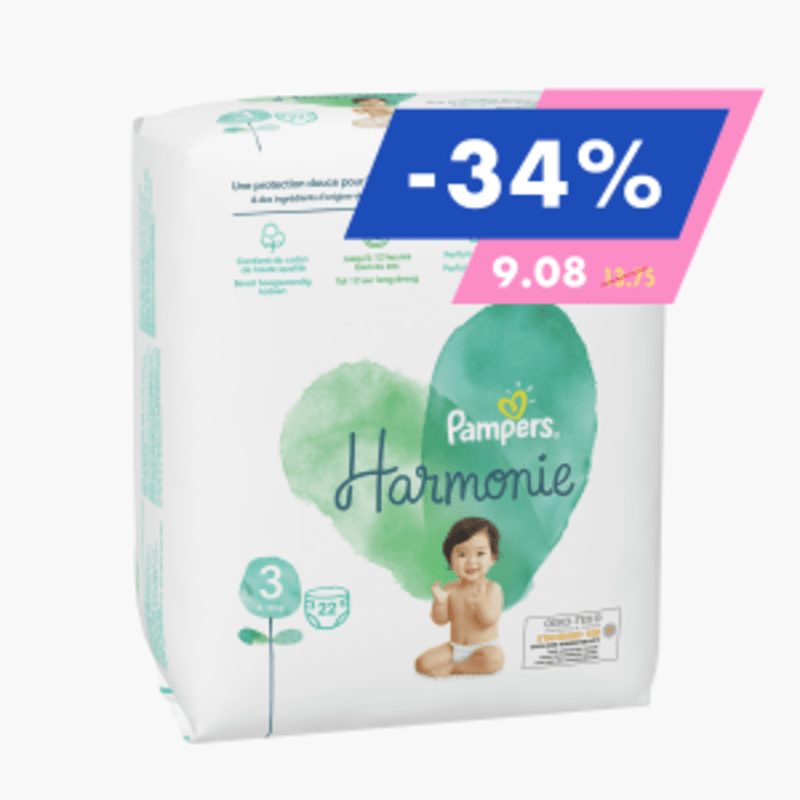 Pampers Harmonie - T3 x22 pcs