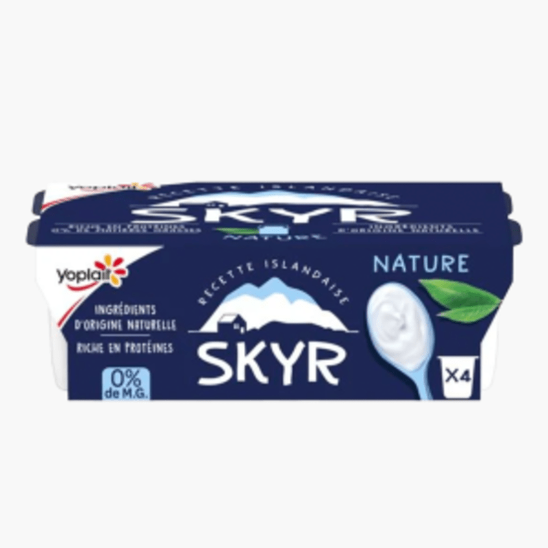 Yoplait - Yaourt Skyr Nature (4x100g)