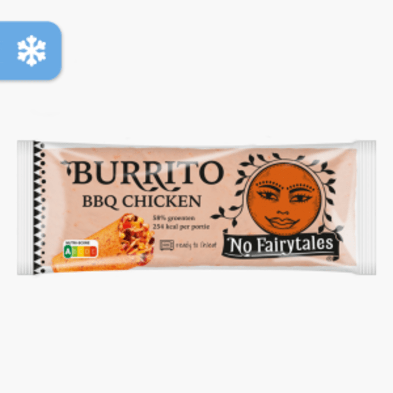 No Fairytales Burrito BBQ chicken 171g