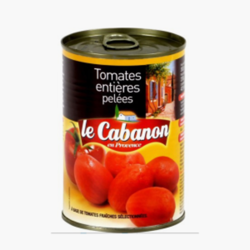 Le Cabanon - Tomates entières pelées (400g)