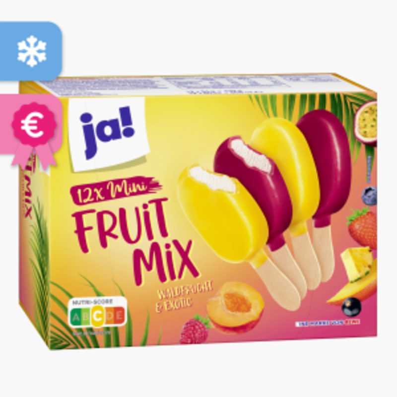 Ja! Fruit Mix Waldfrucht & Exotic 600ml (12x50ml)