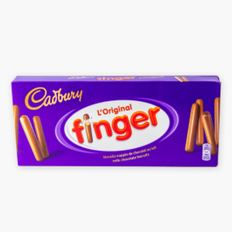 Cadbury - Finger Biscuits nappés de chocolat (138g)