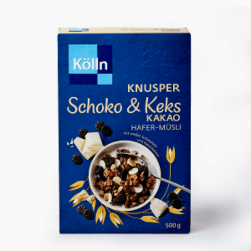 Kölln Müsli Knusper Schoko & Keks Kakao 500g