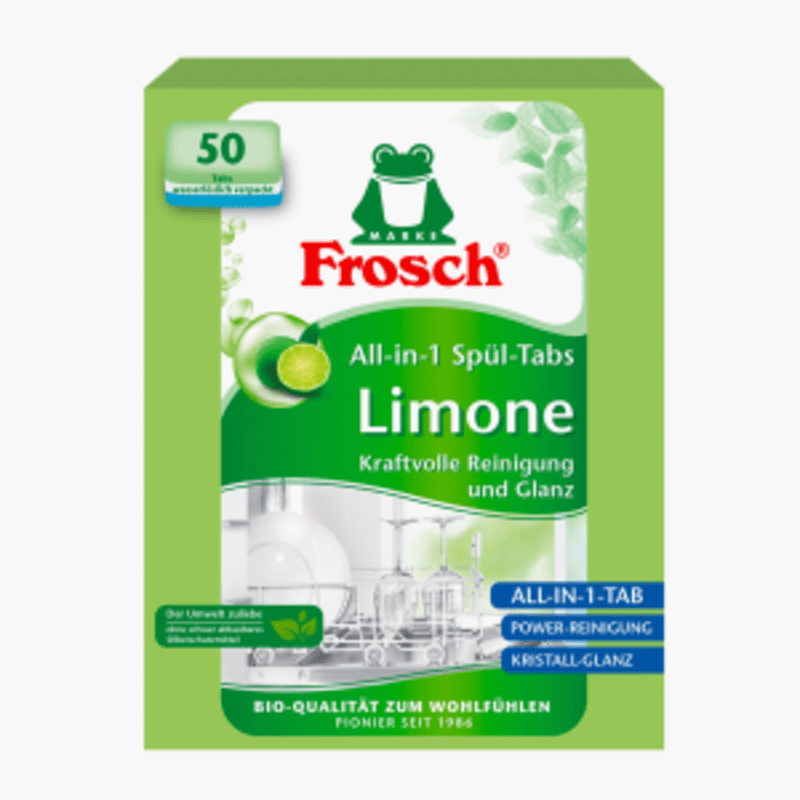 Frosch Geschirrspültabs Limonen 50 Tabs