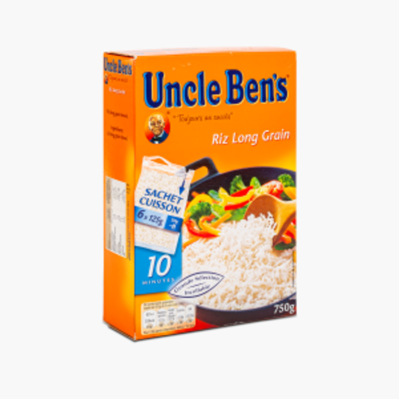 Uncle Ben's - Riz cuisson 10 minutes (6x125g)