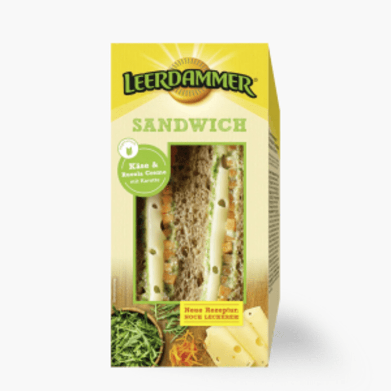 Leerdammer Sandwich Käse & Rucola 170g