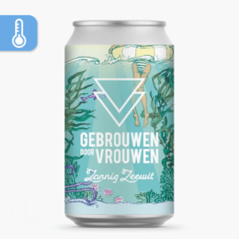 Gebrouwen door Vrouwen Zonnig Zeewit 3.8% 33cl [Non Deposit]