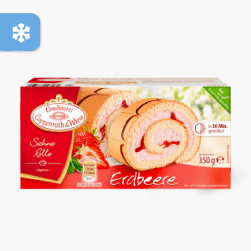 Coppenrath & Wiese Sahne Rolle Erdbeere 350g