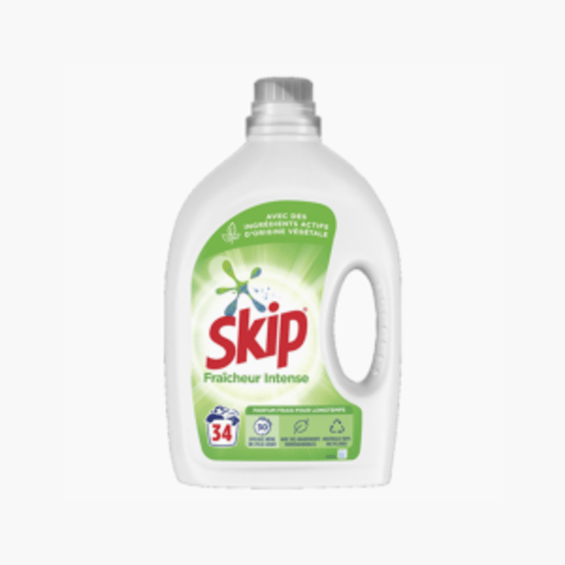 Skip - Lessive liquide fraîcheur intense (x34 lavages)