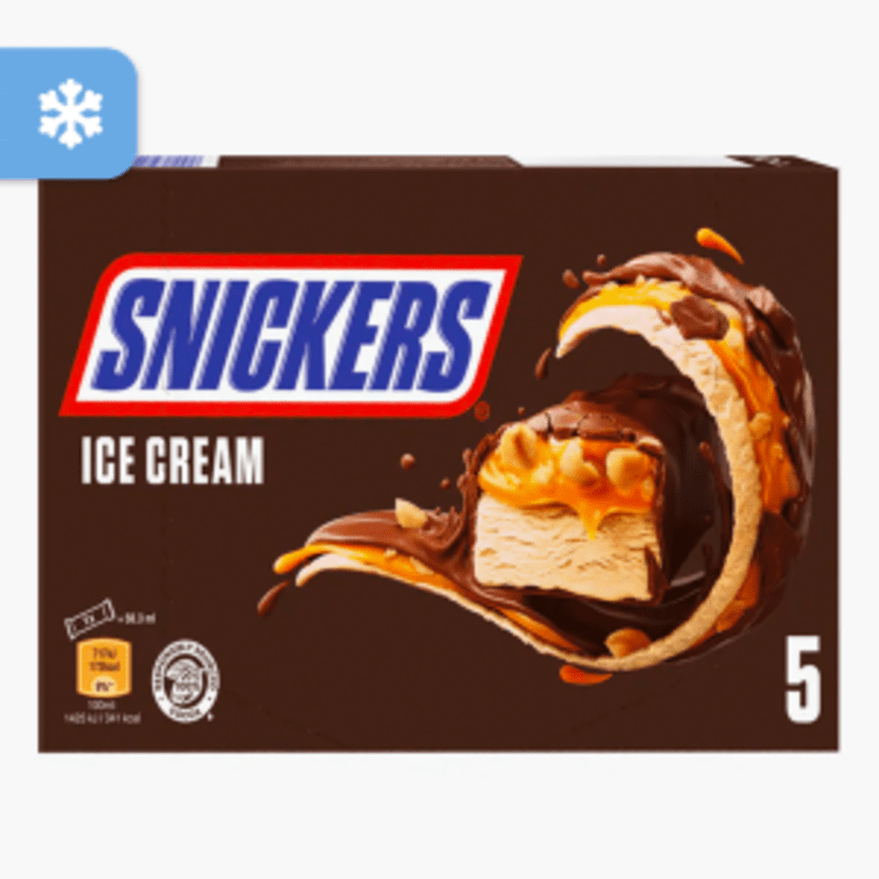 Snickers Ice Cream 251,5ml (5x50,3ml)