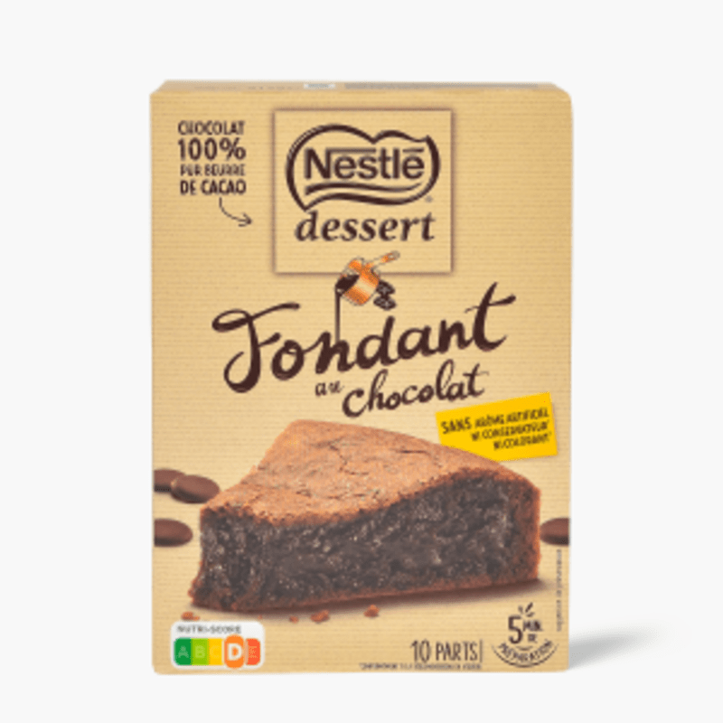 Nestlé Dessert - Préparation gâteau fondant chocolat (317g)