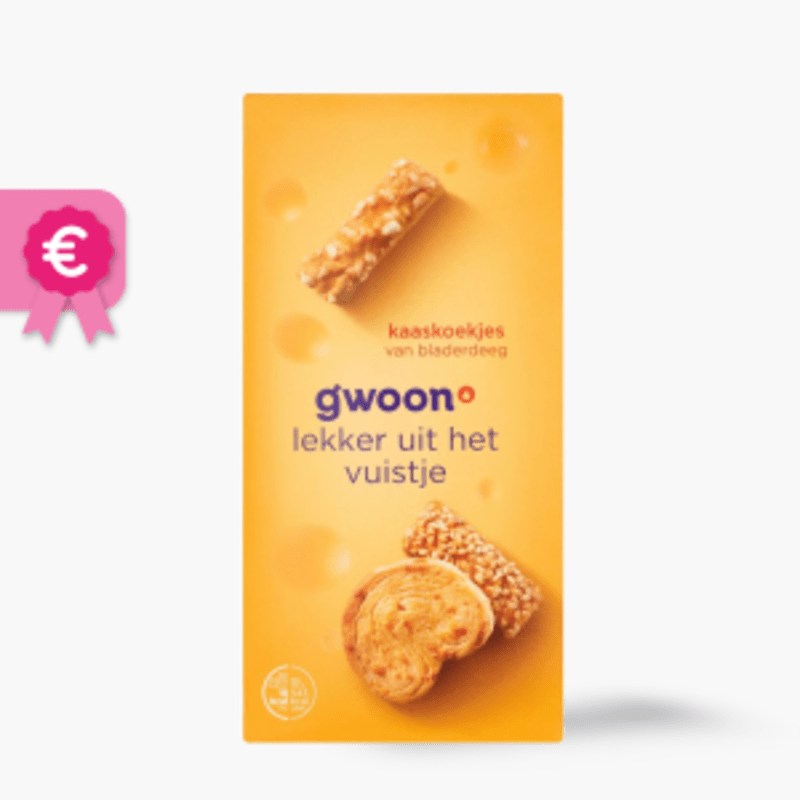 G'woon Kaaskoekjes 100g