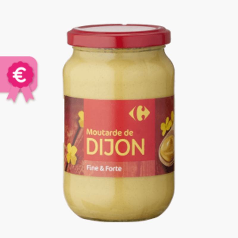 Carrefour - Moutarde de Dijon fine & forte (370g)