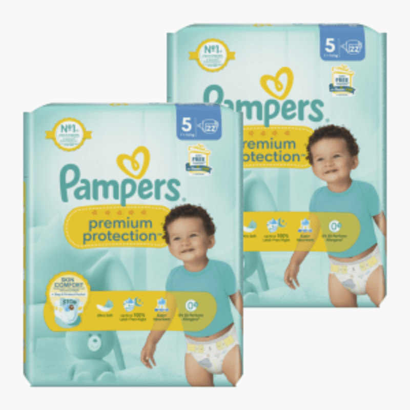 Pampers Premium Protection Maat 5 22st. 2x