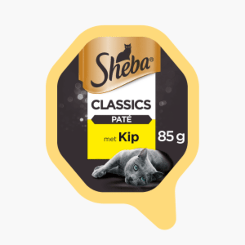 Sheba Classics Paté Kuipje Kip 85g